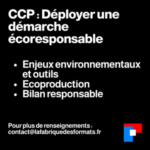 [LFF] Notre partenaire, la Fabrique des Formats, vous propose sa ...